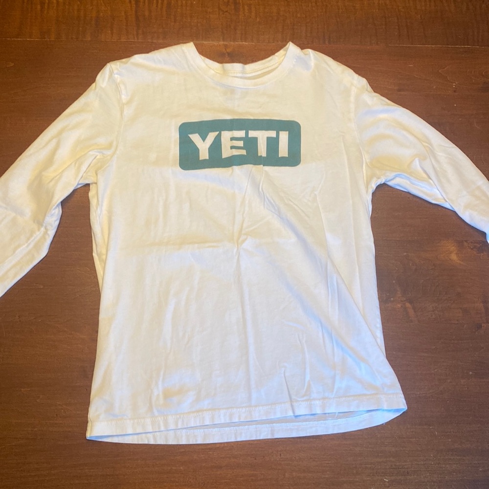 Yeti long sleeve T shirt.